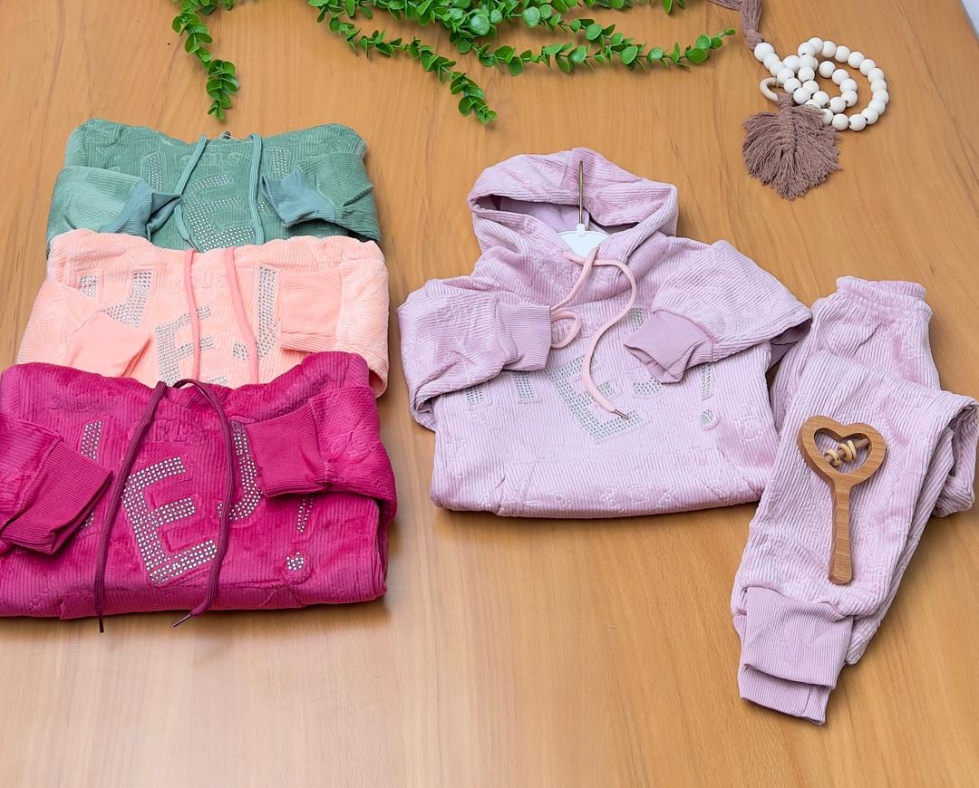 ست هودی و شلوار داخل کرکی Hey کد 2048