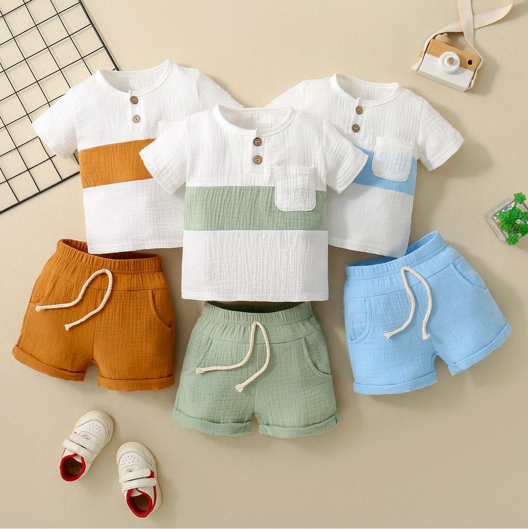 تیشرت و شلوارک وارداتی جیب دار کد ۲۰۰۱