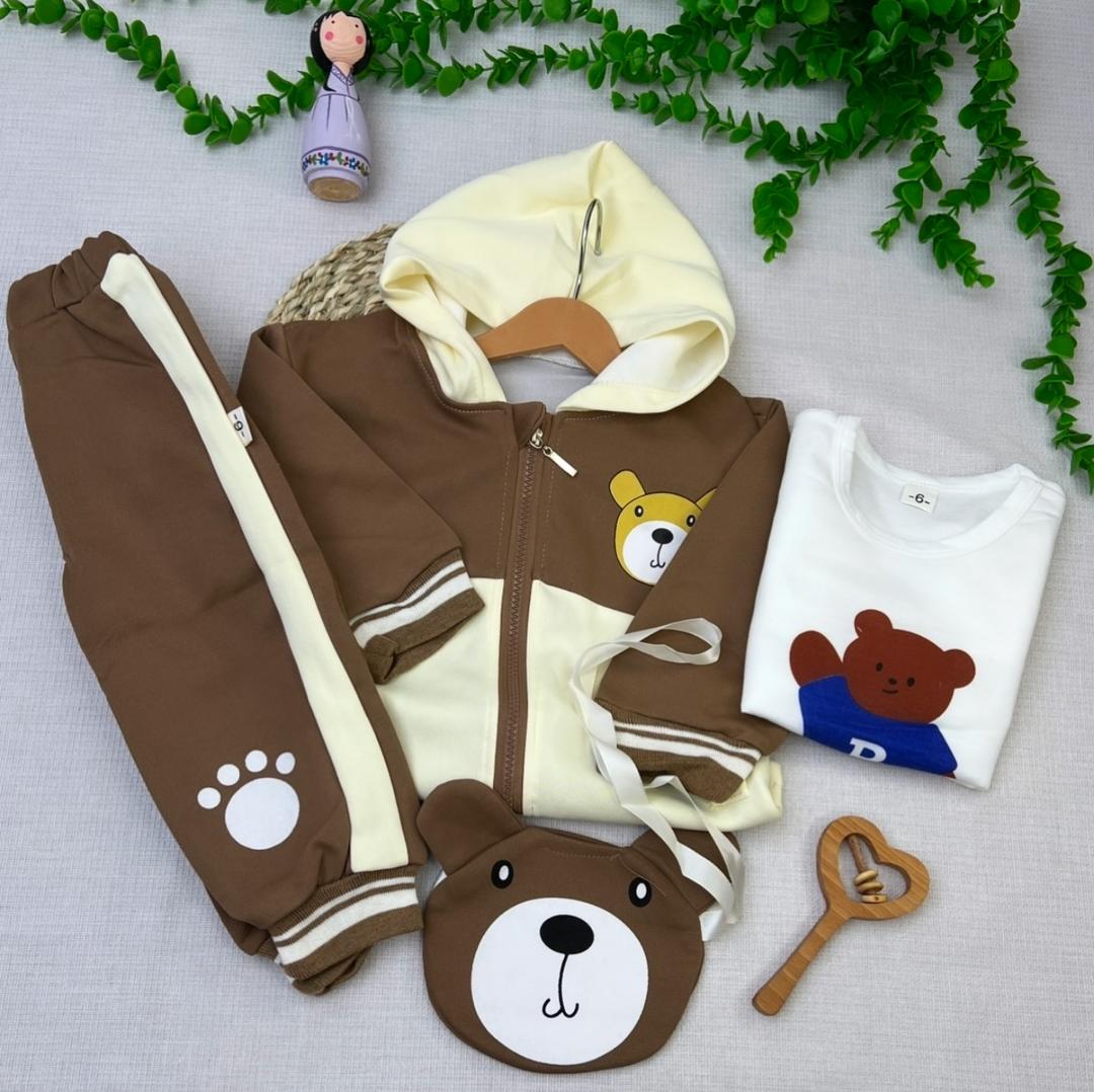 ست چهار تیکه خرسی کد 2056