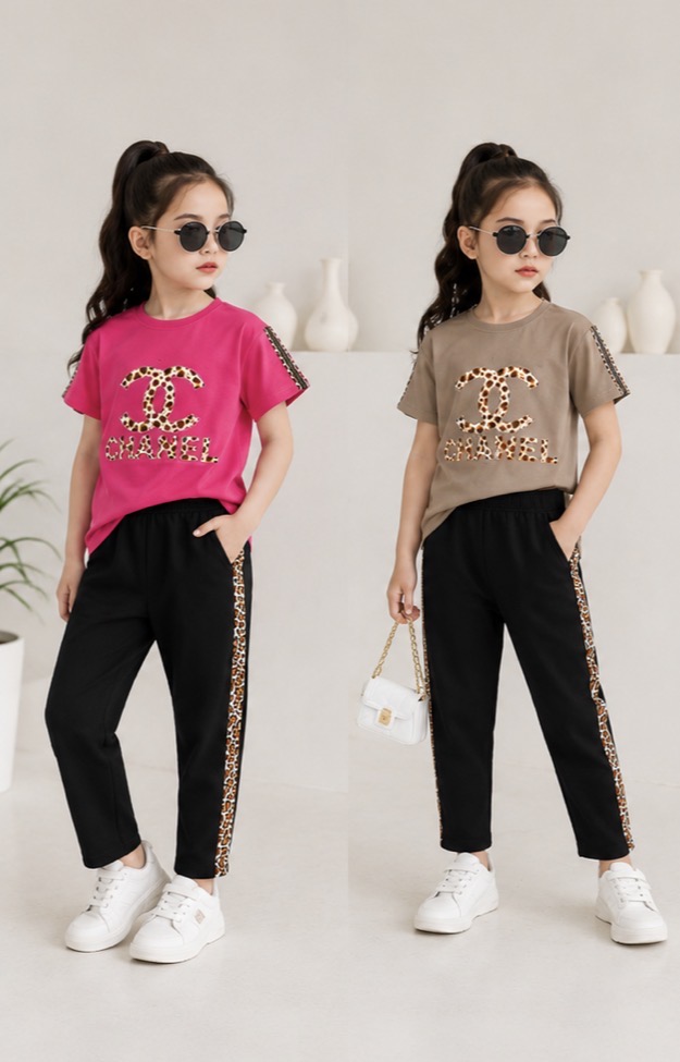 ست دخترانه CHANEL کد 2095