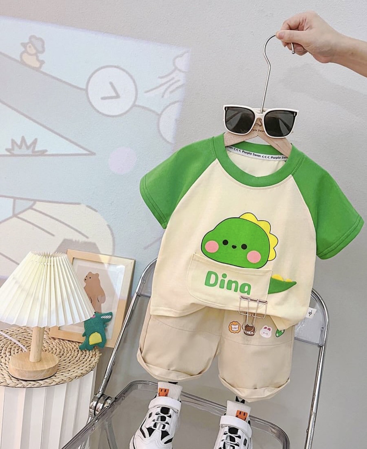 تیشرت و شلوارک فانتزی کد 2081