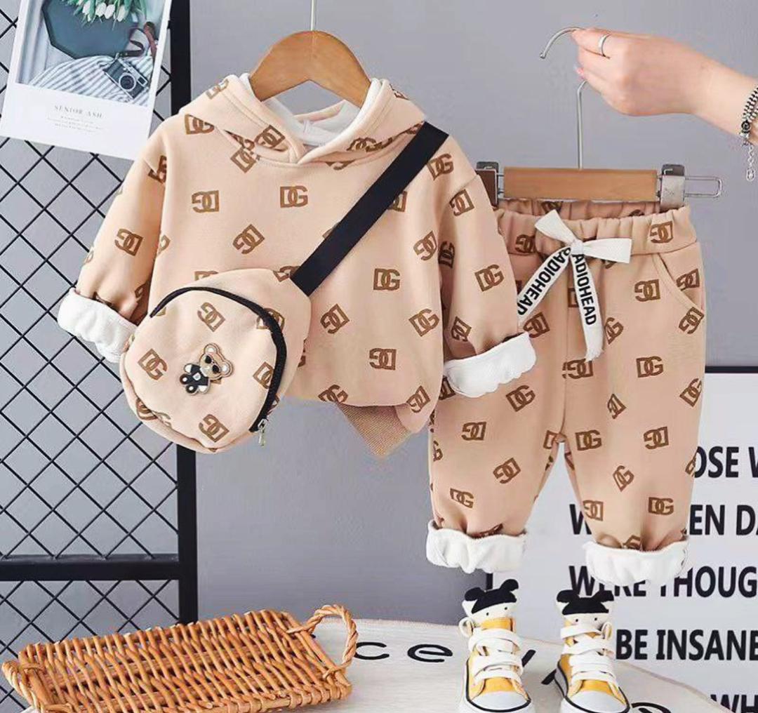 ست هودی شلوار کیف دار کد 2049